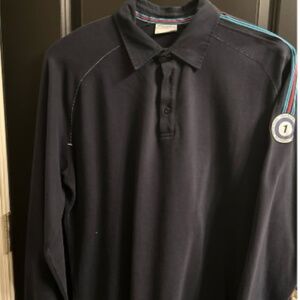 Men's Porsche Design Long Sleeve Polo- Martin Racing